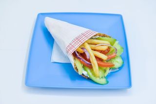 Gyros vegetarian la pita