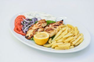 Filleto de pui la farfurie