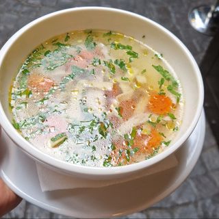 Supa de curcan cu tagliatelle de casa