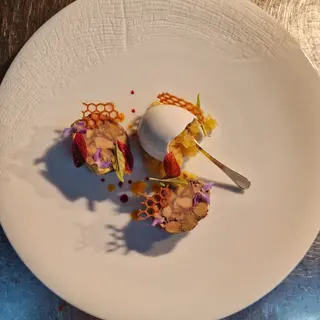 Terina foie gras cu chutney de mango