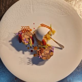 Terina foie gras cu chutney de mango