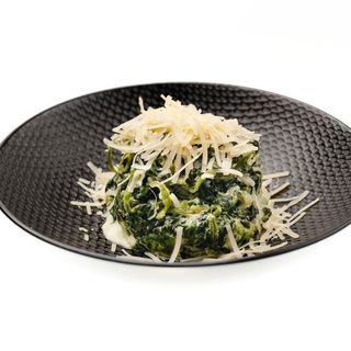 Sote de spanac cu unt si parmezan