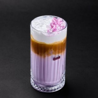 Ube Lavender Iced Latte
