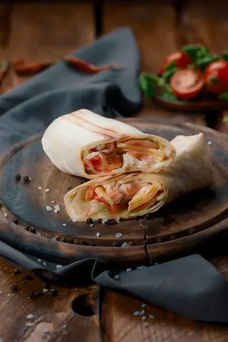 Wrap cu somon 