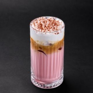 Strawberry Tiramisu Iced Latte