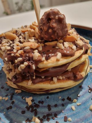 Pancakes Ferrero Rocher