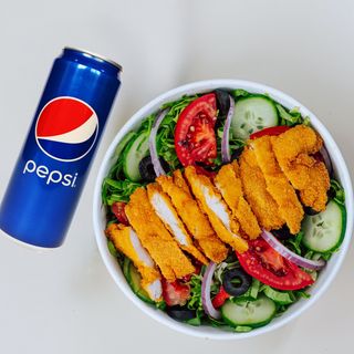 Meniu Salată Zeus Șnițel