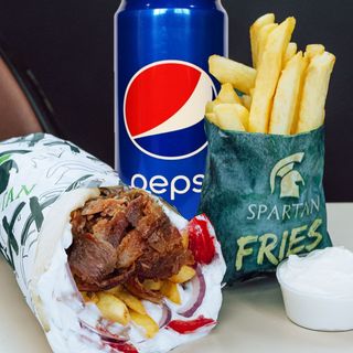 Meniu Gyros Grecia XXL Vitel-Purcel-Berbecut