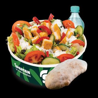 Meniu Salată Zeus Șnițel