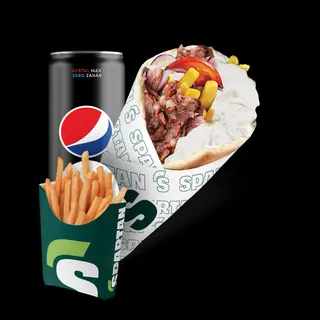Meniu Gyros Grecia Vițel-Purcel-Berbecuț