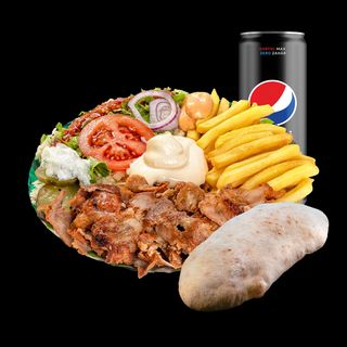 Meniu Gyros XXL La Farfurie Vițel-Purcel-Berbecuț