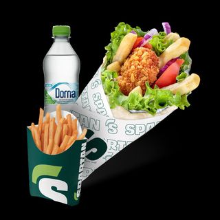 Meniu Pită Veggie (Sos Tzatziki)