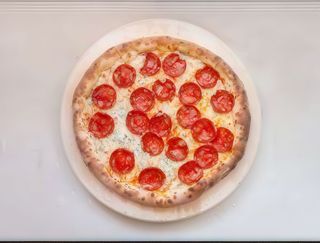 Pizza Salami e gorgonzola Ø 32cm + 1 sos gratis