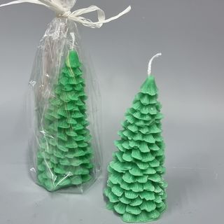 Lumanari handmade bradut 13 cm set 2 bucati