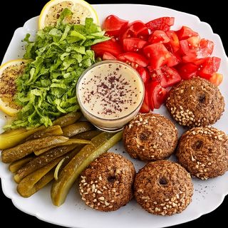 Falafel farfurie