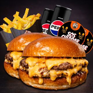 **Combo For 2 (french fries included) + Pepsi Max 330 ml