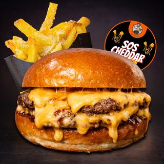 **Smashed Uncle Combo (french fries included) + Sos la alegere