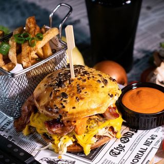 Joy Cheeseburger + Coca-Cola