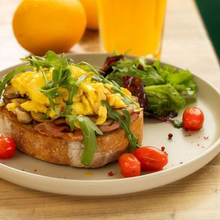 BRUSCHETTA AVOCADO EGGS