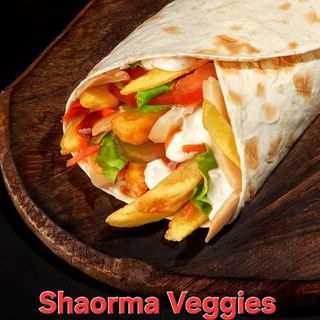 Shaorma lipie veggie