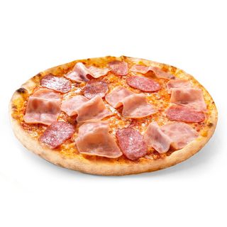 Pizza Șuncă și Salam medie