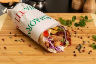 Shaorma lipie mica pui