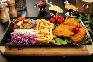 Meniu snitel din piept de pui