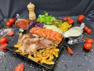 Meniu cotlet de porc la gratar