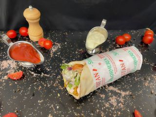 Crispy de pui la lipie mica