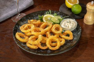 Crispy baby kalamary