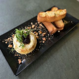 Baked Camembert with Focaccia