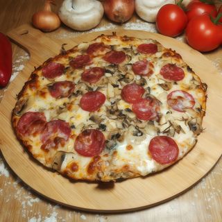 Pizza Funghi e salame Ø 30cm