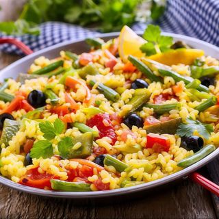 Paella vegetariana