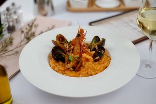 Risotto cu fructe de mare