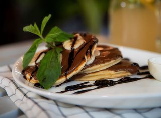 Pancakes cu Nutella