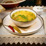 Borș țărănesc de găină cu tăiței de casă