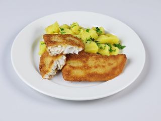 Cod pane cu cartof nature