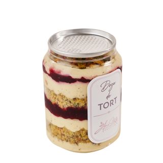 DOZA de TORT FISTIC & FRUCTE ROSII