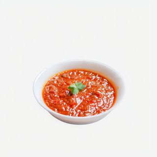 Zacuscă macedoneană dichisită de vinete Pana Corbului