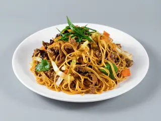 Bún xào thịt bò