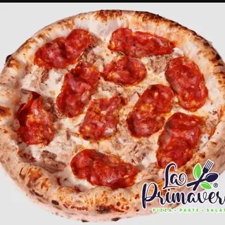 Pizza Spinata Calabrese e Tonno Ø50cm