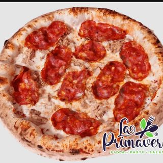 Pizza Spinata Calabrese e Tonno Ø50cm