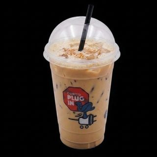 Iced dirty chai latte