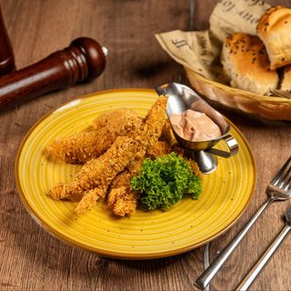 Pui crispy nepicant cu sos calipso