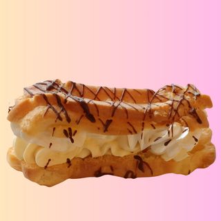 Ecler cu frișcă și cremă de vanilie