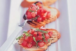 Bruschetta cu rosii