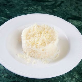 Steamed basmati rice