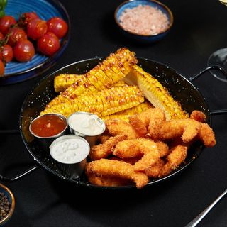 Tigaie cu Creveti Panko