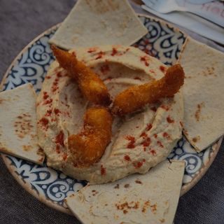Hummus cu Creveti