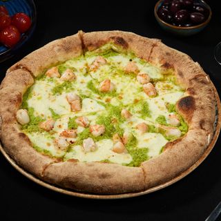 Pizza cu Creveti si Zucchini